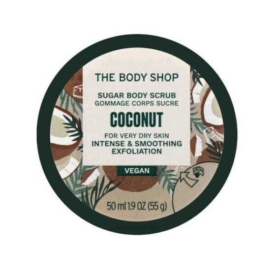 The Body Shop Coconut Body Scrub Сахарный скраб для сухой кожи тела с маслом кокоса
