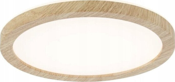 Lampa sufitowa Paulmann Plafoniera ATRIA Wood Backlight 11W 190mm 850lm 3000K IP44 230V drewnopodobny / tworzywo sztuczne