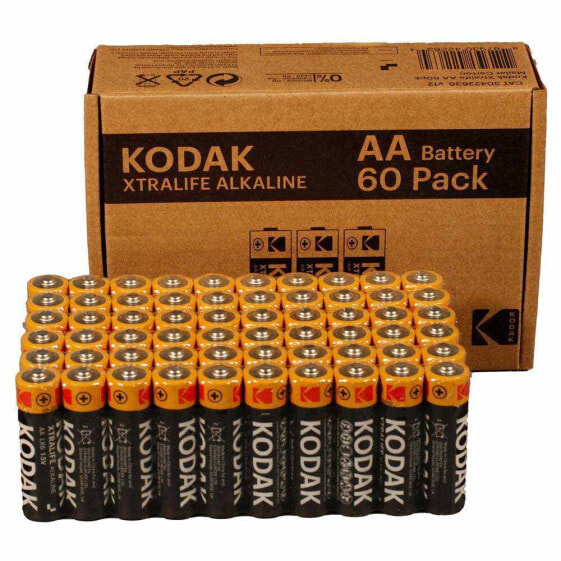 KODAK XTRALIFE AA Alkaline Battery 60 Units