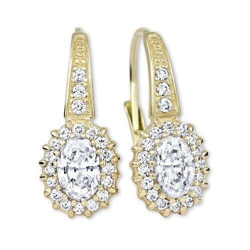 Luxury earrings made of yellow gold 239 001 00851
