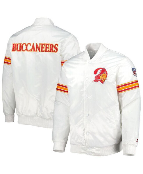 Men's White Tampa Bay Buccaneers The Power Forward Full-Snap Jacket