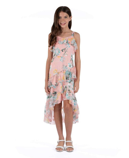 Платье для малышей Speechless Floral Ruffle Maxi - длинное