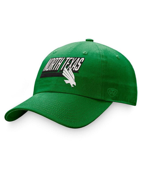 Men's Green North Texas Mean Green Slice Adjustable Hat