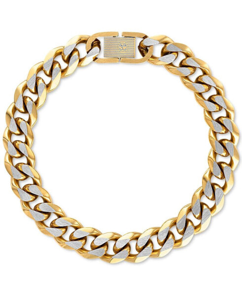 Браслет Esquire Men's Jewelry Curb Gold-Silver