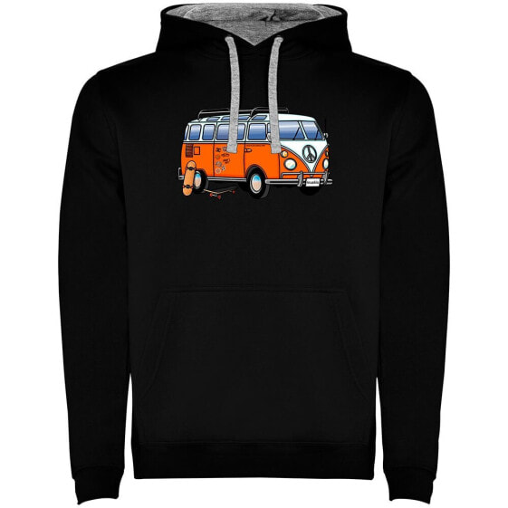 KRUSKIS Hippie Van Skate Two-Colour Hoodie