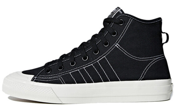 Кроссовки adidas Nizza RF Hi Shoes (Черные)