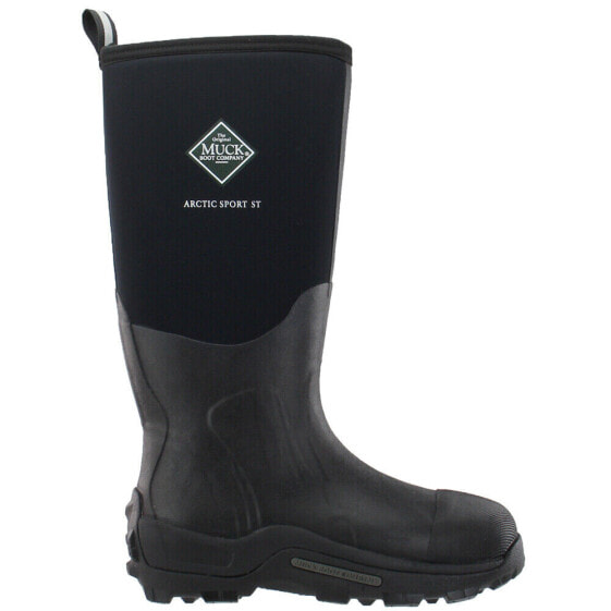 Muck Boot Arctic Sport Pull On Mens Black Casual Boots ASP-STL