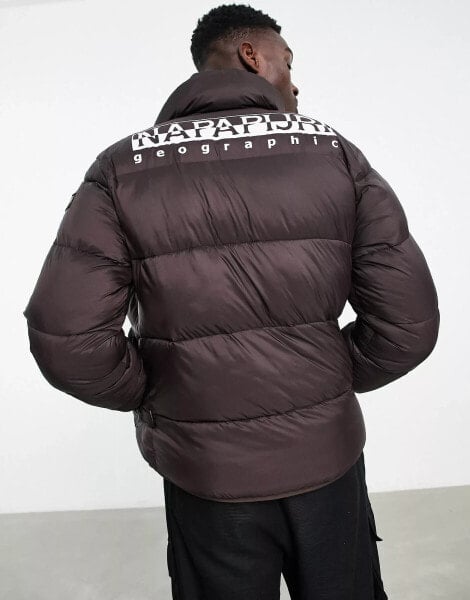 Napapijri Suomi puffer jacket in brown