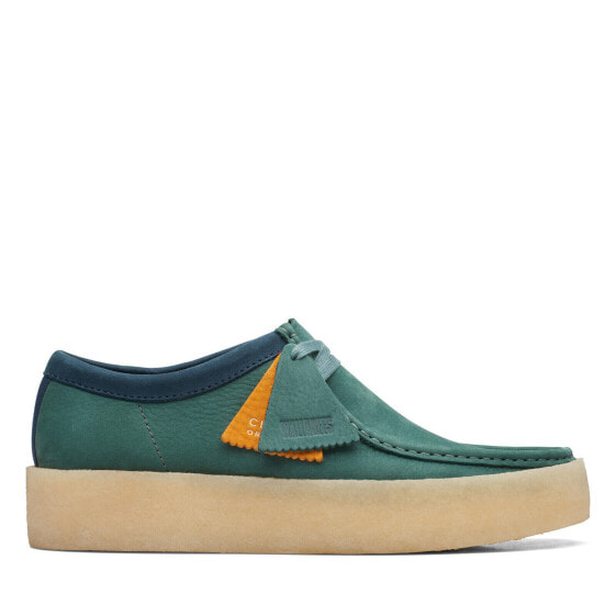 Clarks Wallabee Cup 26167902 Mens Green Oxfords & Lace Ups Casual Shoes