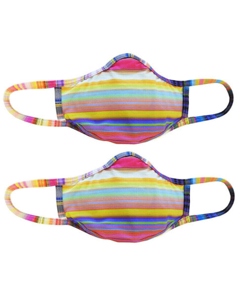 Pq Swim Set Of 2 Cloth Face Masks Women's O/S