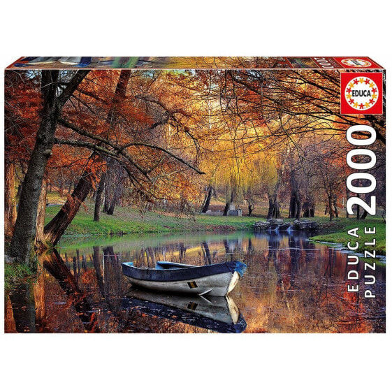EDUCA BORRAS Puzzle 2000 Barca On The Lake