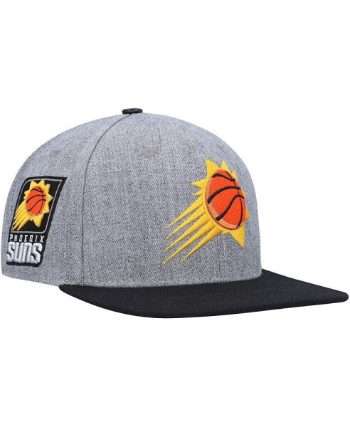 Men's Gray, Black Phoenix Suns Classic Logo Two-Tone Snapback Hat
