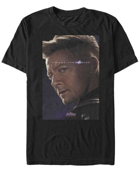 Marvel Men's Avengers Endgame Hawkeye Avenge the Fallen, Short Sleeve T-shirt