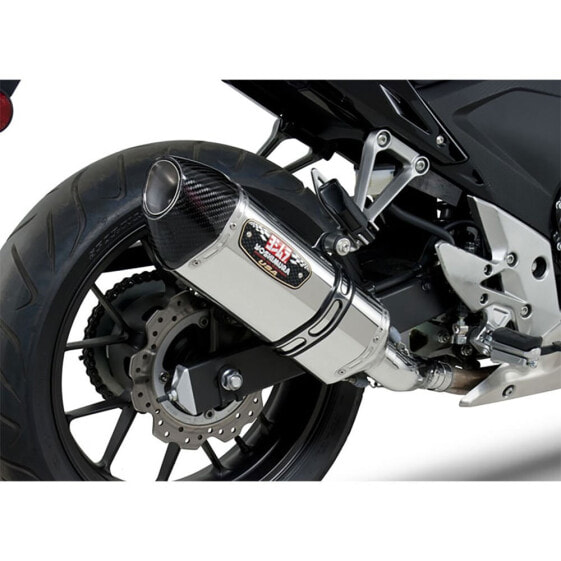 YOSHIMURA USA R77 CB 500 F/R/X/F/CBR 500 R 13-15 Not Homologated Stainless Steel&Carbon Trapezoidal Cone Muffler