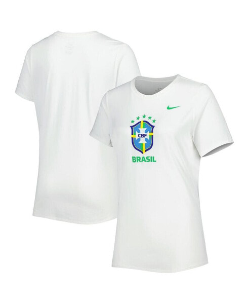 Women's White Brazil National Team Legend Performance T-shirt