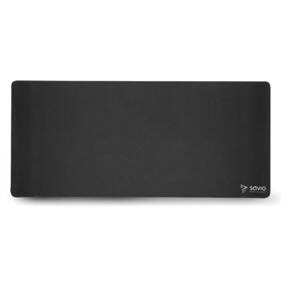 Savio Black Edition Precision Control XL - Black - Monochromatic - Rubber - Non-slip base - Gaming mouse pad