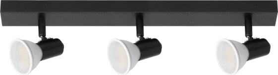 Lampa sufitowa Orno RIO SP 3, oprawa ścienno-sufitowa, GU10 max. 3x60W, IP20, czarna