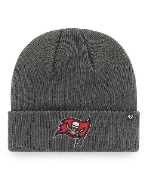 Men's Graphite Tampa Bay Buccaneers Primary Basic Cuffed Knit Hat