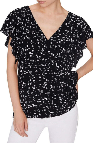 Топ блузка Sanctuary Женская флористическая с короткими рукавами размер S