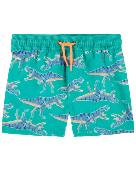 Toddler Dinosaur Swim Trunks 5T