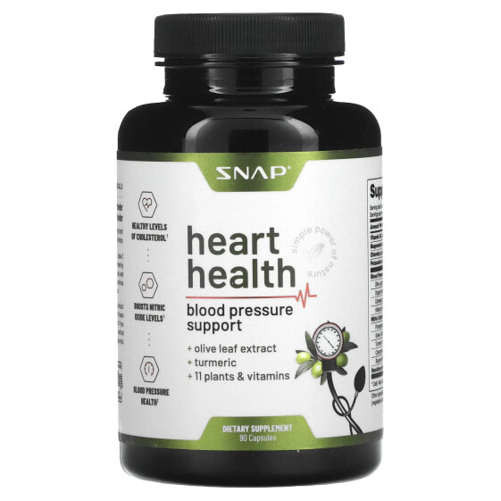 Витамины для сердца Snap Supplements, 90 капсул