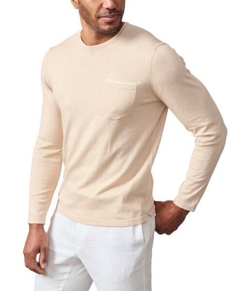 J.Mclaughlin Solid Harney Cashmere-Blend Sweater Men's