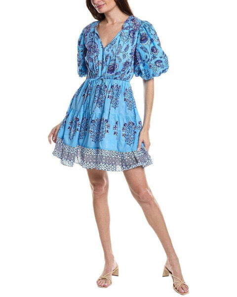 Garrie B Puff Sleeve Mini Dress Women's