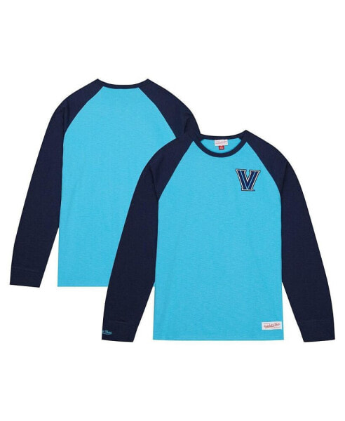 Men's Light Blue Villanova Wildcats Legendary Slub Raglan Long Sleeve T-shirt