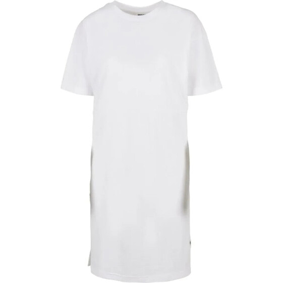 URBAN CLASSICS Dress Organic Oversized Slit Big short sleeve T-shirt