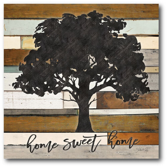 Home Sweet Home Gallery-Wrapped Canvas Wall Art - 16" x 16"