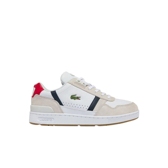 Lacoste T-Clip 0120 2 SMA 7-40SMA0048407 Mens White Lifestyle Sneakers Shoes