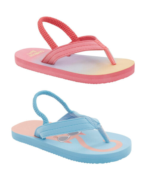 Детские сандалии Carter's 2-Pack Flip-Flops