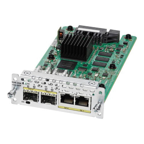 Cisco NIM-2GE-CU-SFP= - Gigabit Ethernet - 1000 Mbit/s - SFP - Cisco 4000 - 0 - 40 °C - -40 - 70 °C