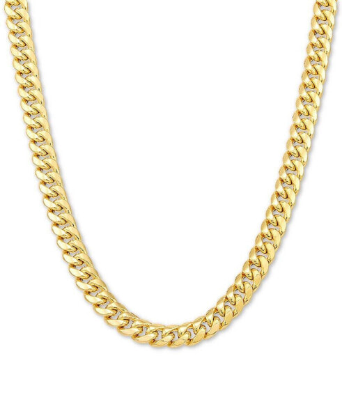 Italian Gold miami Cuban Link 20" Chain Necklace (6mm) in 10k Gold