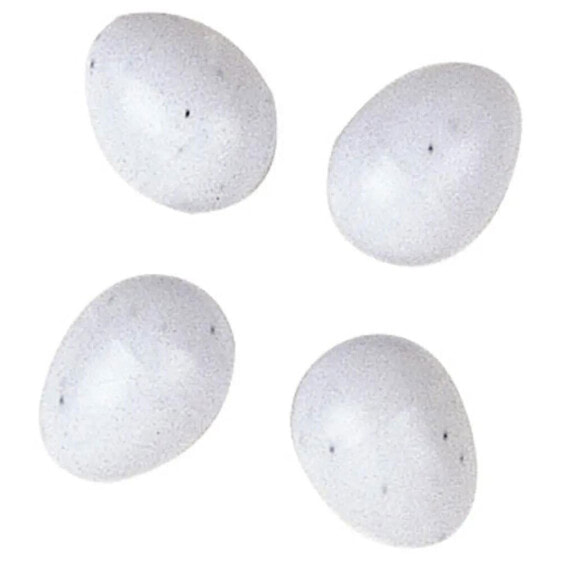 FERPLAST 1.3x1.6 cm Plastic Eggs Bird 4 Units