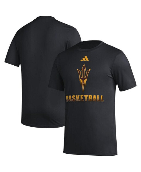 Men's Black Arizona State Sun Devils Fadeaway Basketball Pregame AEROREADY T-shirt