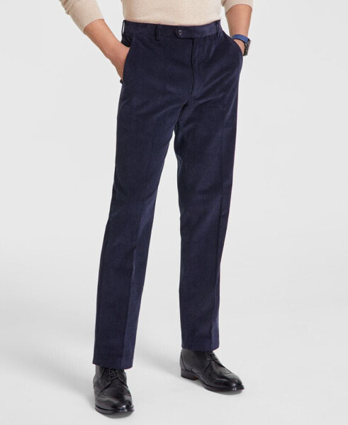 Men's Modern-Fit Solid Corduroy Pants