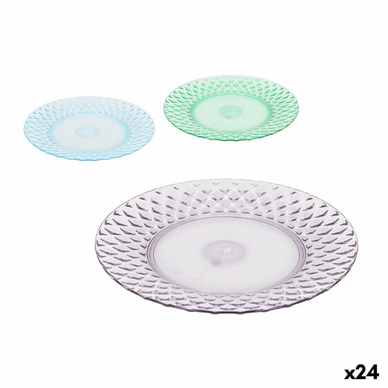 Плоская тарелка La Mediterránea Пластик 25 x 25 x 2,5 cm (24 штук)
