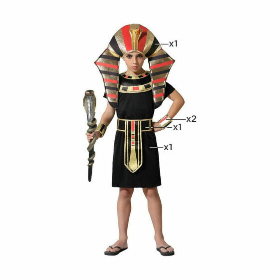 Маскарадные костюмы для детей Разноцветный Царь египетский