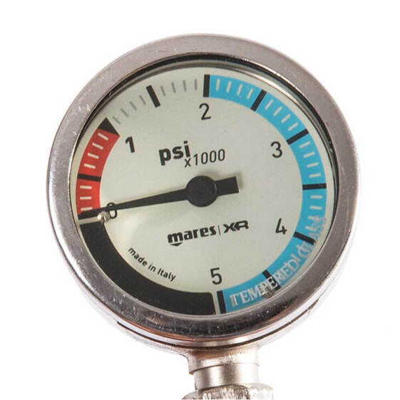 MARES XR SPG52 15 cm Rubber-XR Line Pressure Gauge