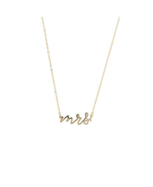 KC Chic Designs 316L Queen Energy "Mrs." Necklace