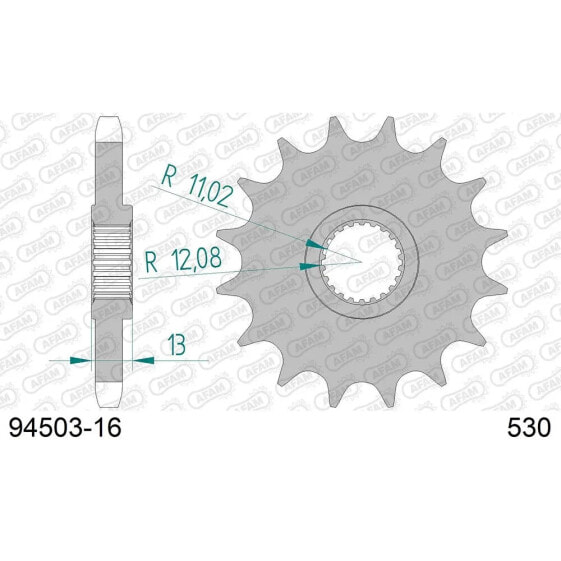 AFAM 94503-530 Sprocket front sprocket