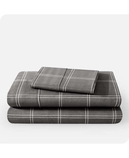 Ultra-Soft Double Brushed Print Twin Sheet Set