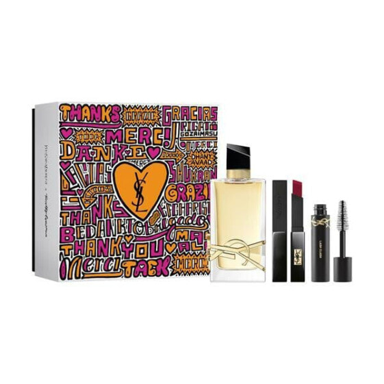 Парфюмерный набор YVES SAINT LAURENT Libre - EDP 90 мл + помада The Slim Velvet Radical 308 (2 г) + тушь для ресниц Mini Lash Clash (2 мл)