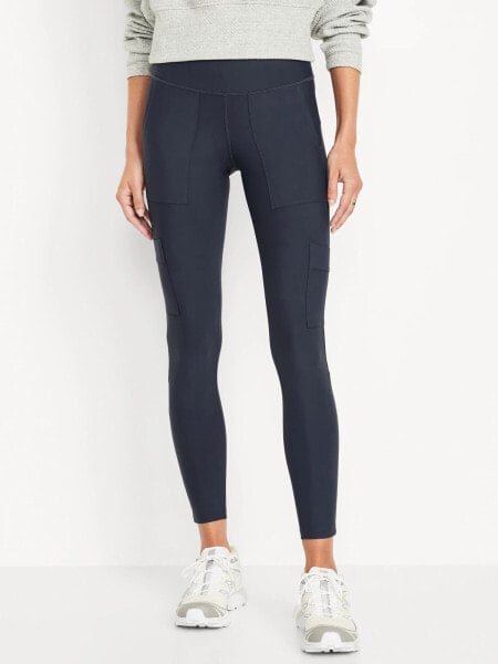 High-Waisted PowerSoft Cargo 7/8 Leggings