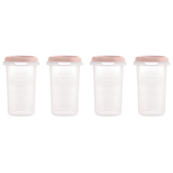 MINILAND Set 4 Blush 330ml Containers