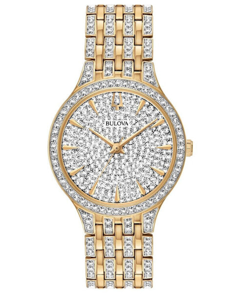 Women's Phantom Gold-Tone Crystal-Accent Stainless Steel Bracelet Watch 32mm