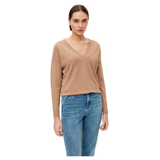 OBJECT Thess Long Sleeve V Neck Sweater