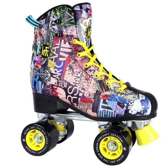 KRF Retro Fashion Art Roller Roller Skates