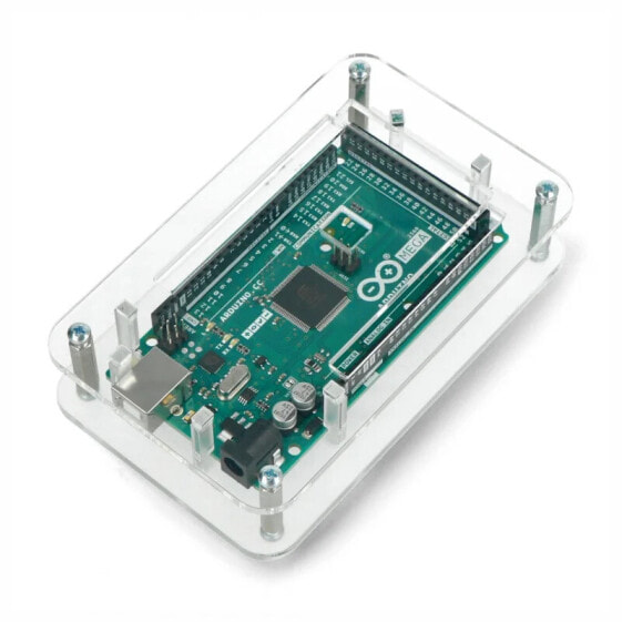 Case for Arduino Mega - transparent open